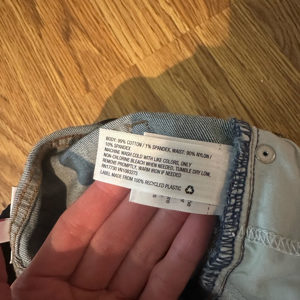 Isabel Maternity by Ingrid & Isabel Blue Jean Shorts - Picture 5 of 5